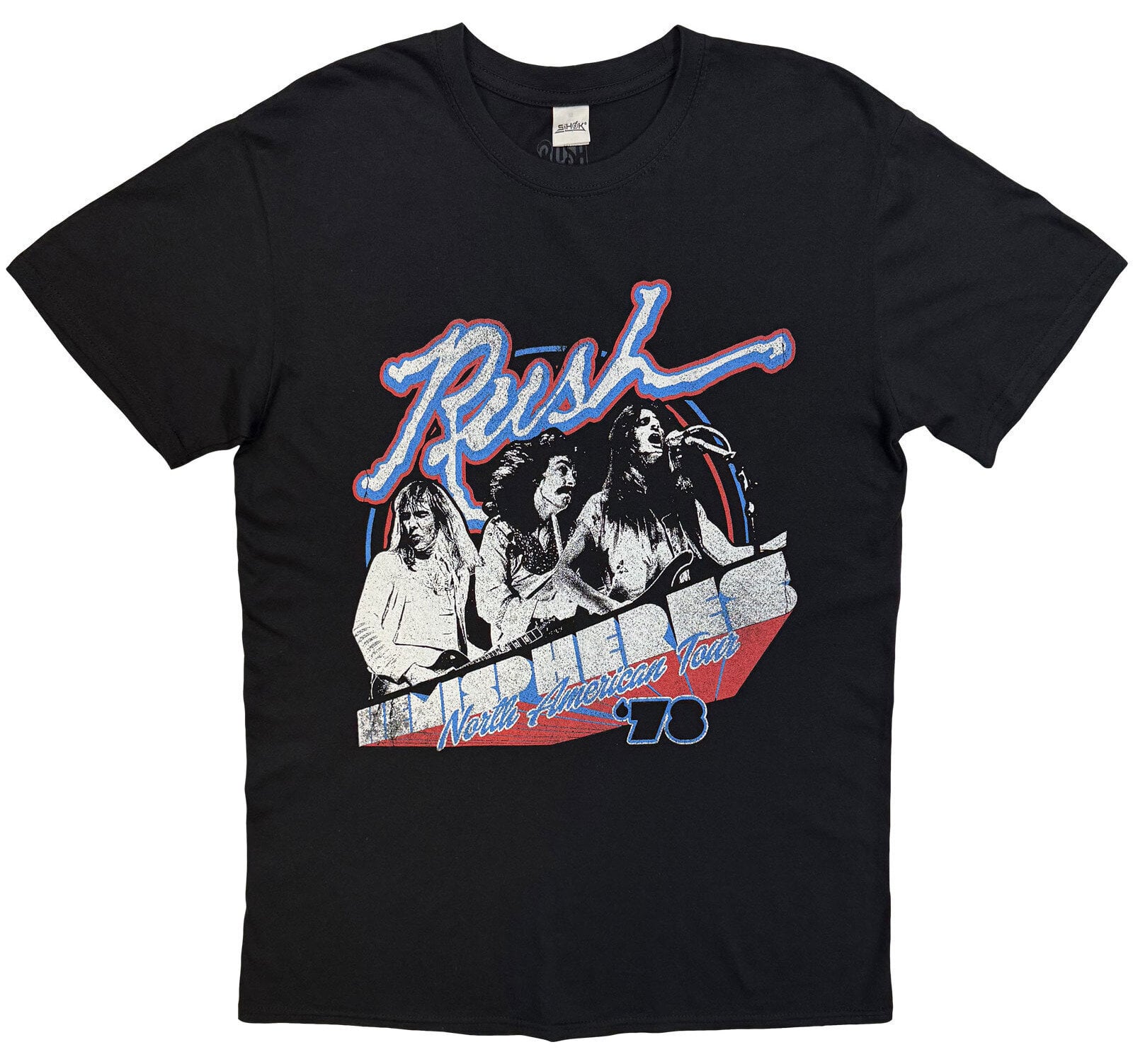 Košulja Rush Tour 1978 (Back Print) Black L Košulja