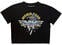 T-shirt Van Halen World Tour '78 Crop Top Black L Femme