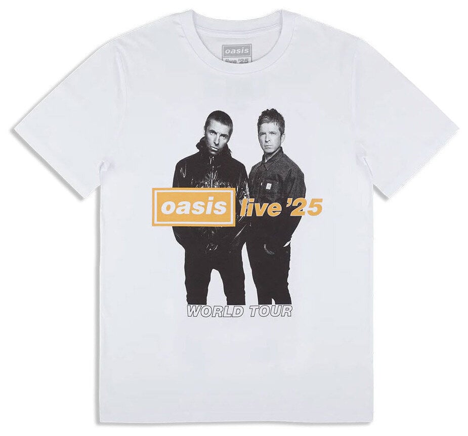 Shirt Oasis Live '25 Gold Photo (Ex-Tour) White 2XL Shirt