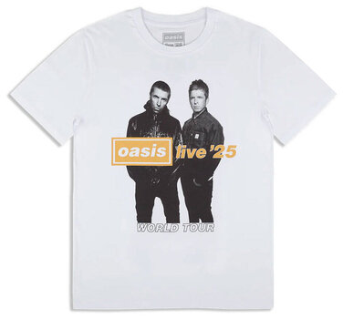 Shirt Oasis Live '25 Gold Photo (Ex-Tour) White 2XL Shirt - 1
