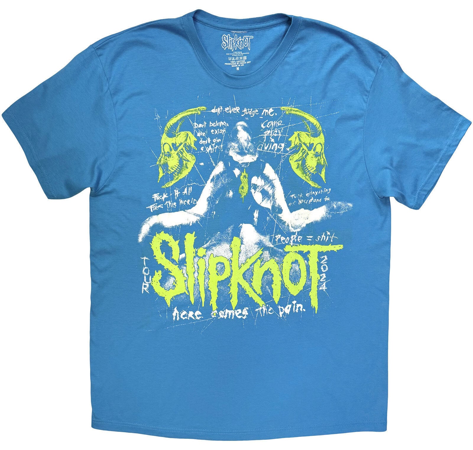 Košulja Slipknot Tour '24 Scratch (Back Print) Blue M Košulja