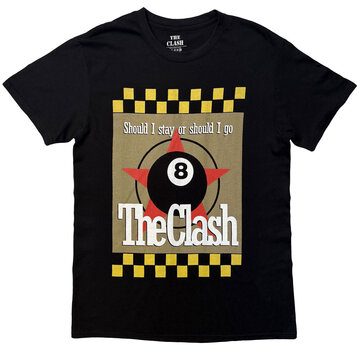 Košulja The Clash Should I Stay Or Should I Go (Back Print) Black M Košulja - 1