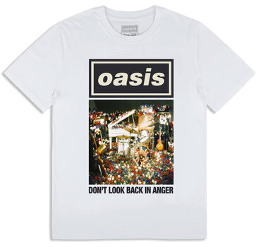 Πουκάμισο Oasis Don't Look Back In Anger Single Cover (Ex-Tour) White 3XL Πουκάμισο - 1