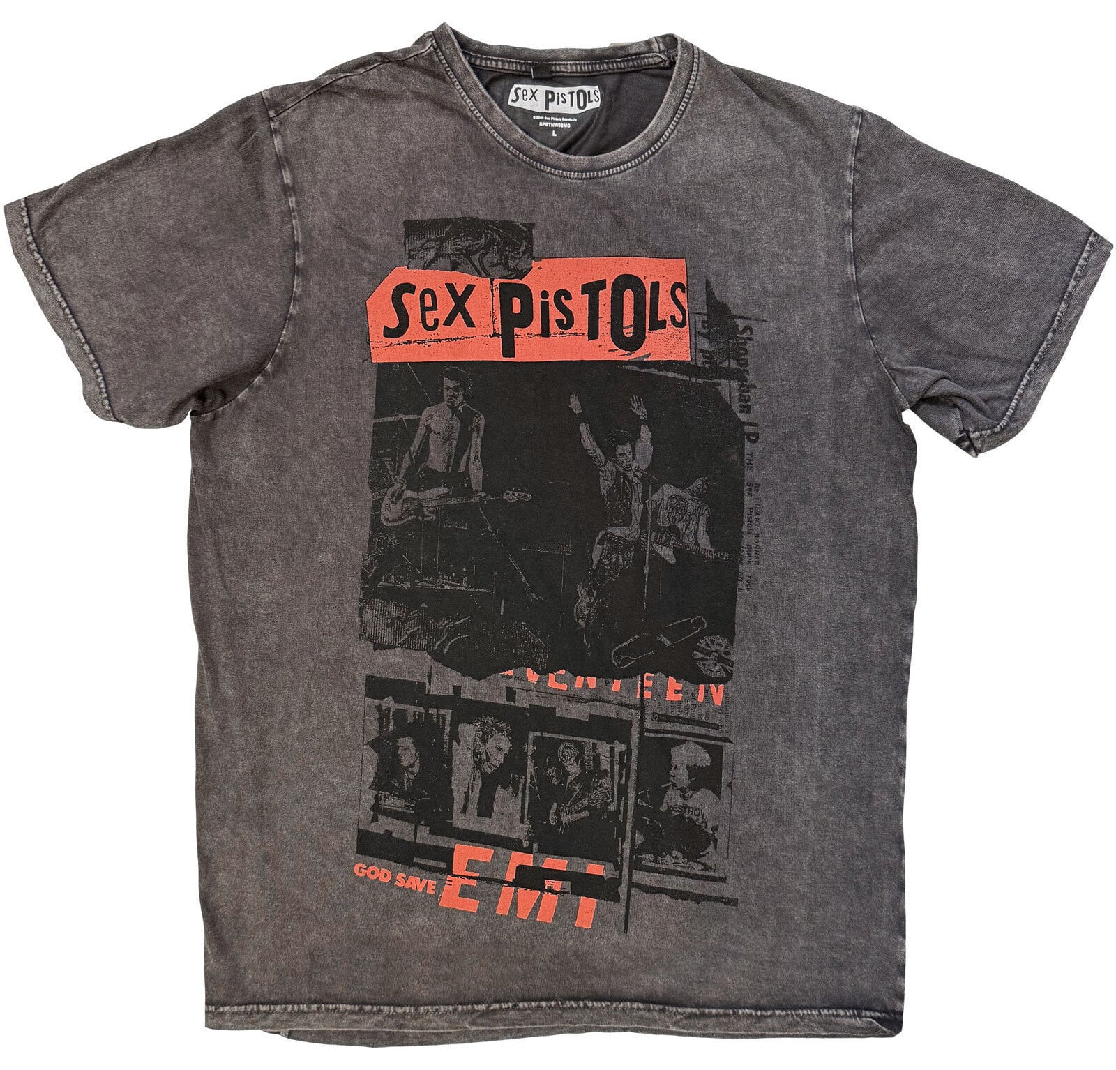 Košulja Sex Pistols Photo Collage Charcoal Grey XL Košulja