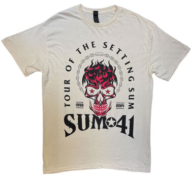 Tricou Sum 41 Tour '24 Pt.2 Pink Skull (Back Print, Ex-Tour) Natural XL Tricou - 1