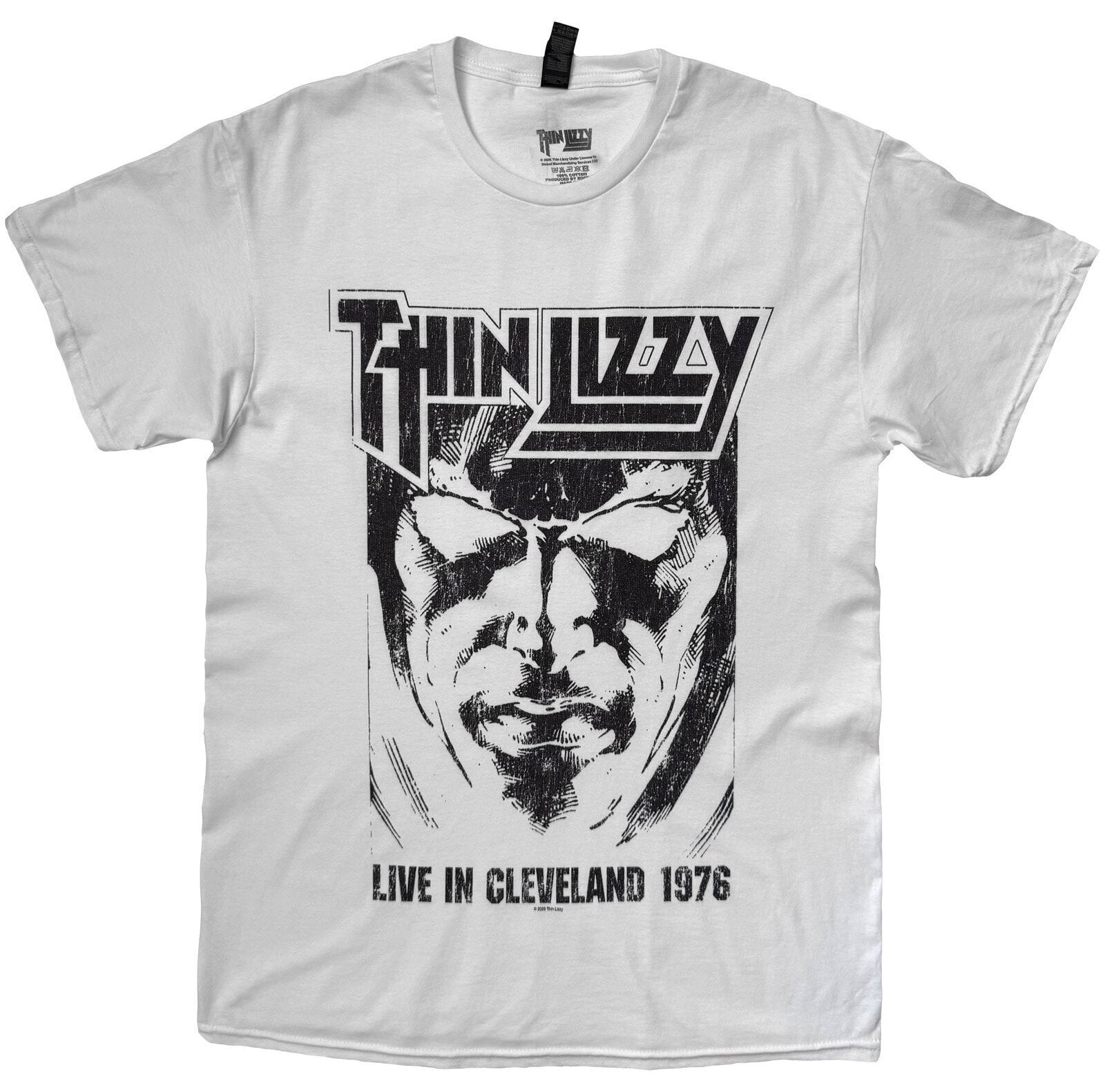 Košulja Thin Lizzy Jailbreak Live In Cleveland '76 White M Košulja