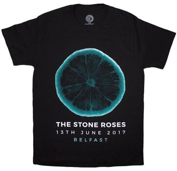 T-Shirt The Stone Roses Belfast 2017 Short Sleeve T-Shirt Black S - 1