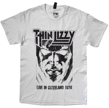 Tricou Thin Lizzy Jailbreak Live In Cleveland '76 White S Tricou - 1