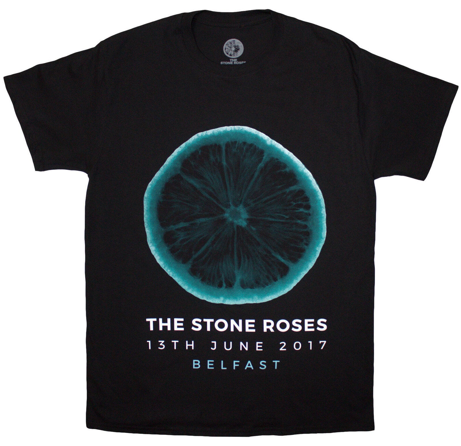 T-shirt The Stone Roses Belfast 2017 Black L T-shirt