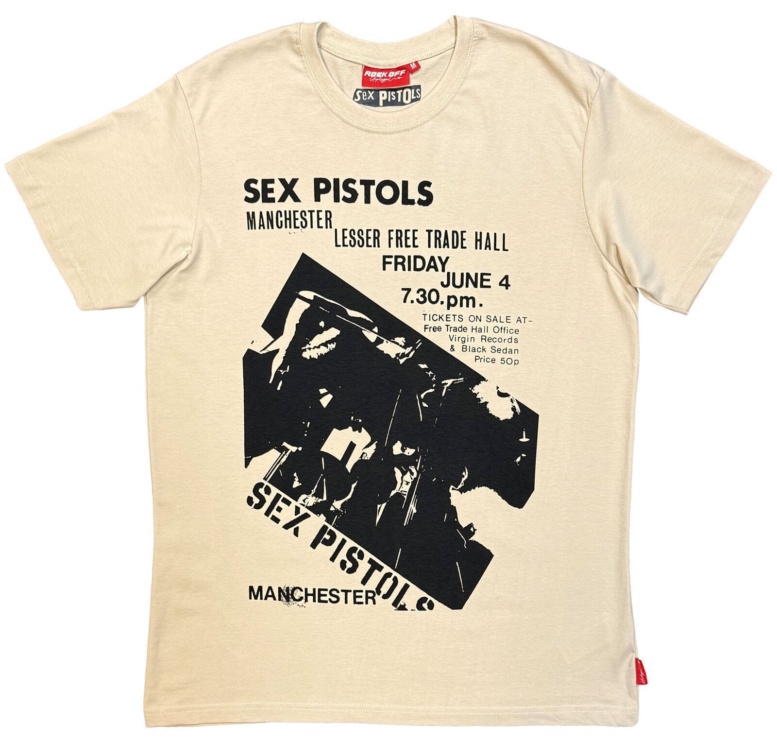 T-krekls Sex Pistols Manchester Sand L T-krekls