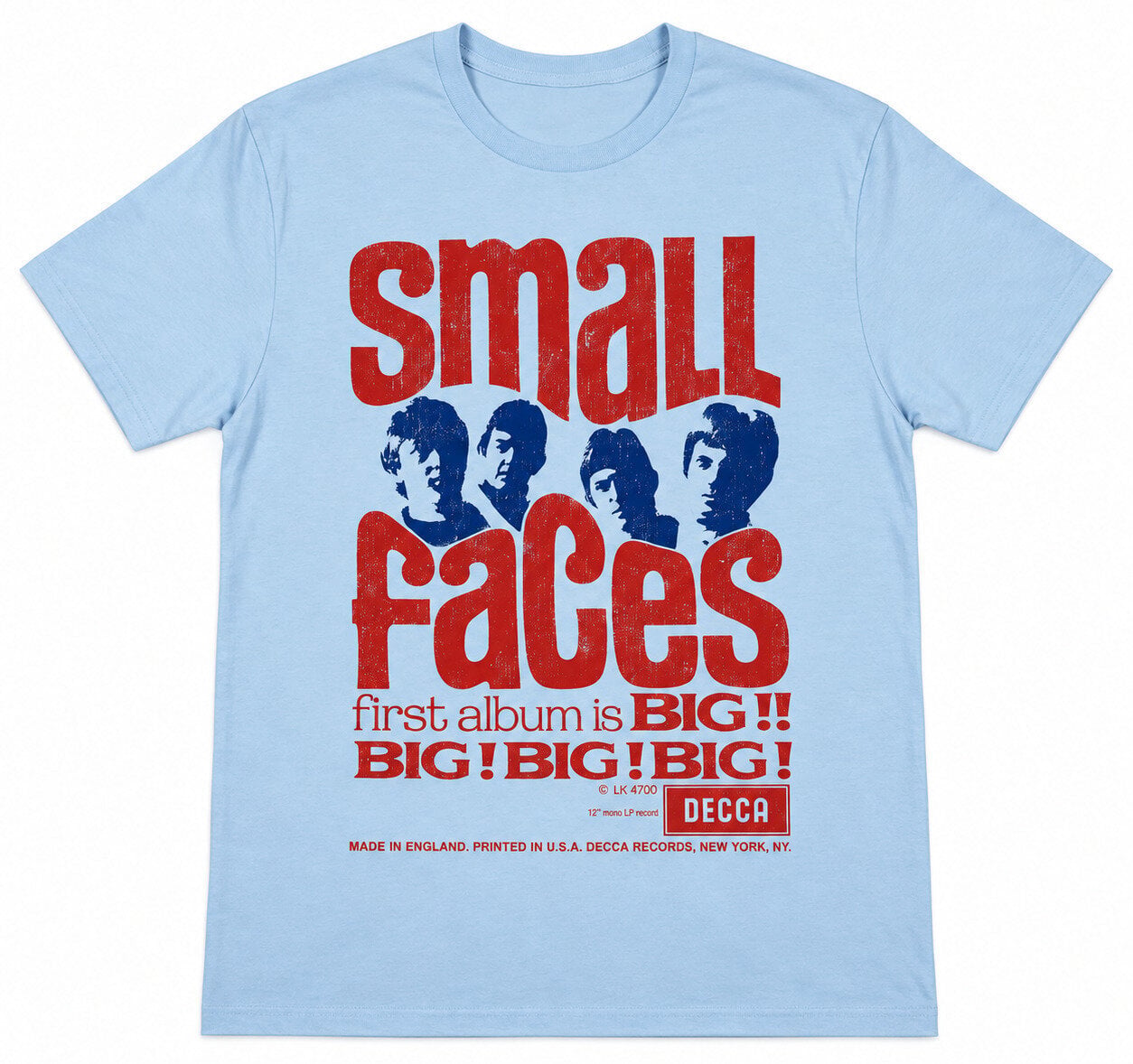 T-särk Small Faces Big Big Big Light Blue L T-särk