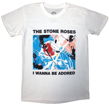 T-shirt The Stone Roses Wanna Be Adored T-shirt à manches courtes White S - 1