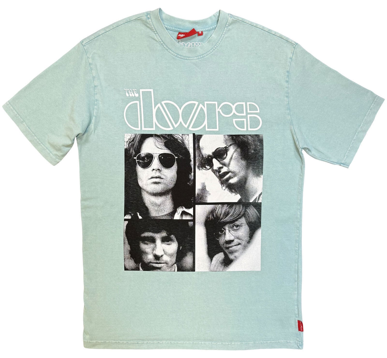 T-krekls The Doors Squares Wash Green S T-krekls