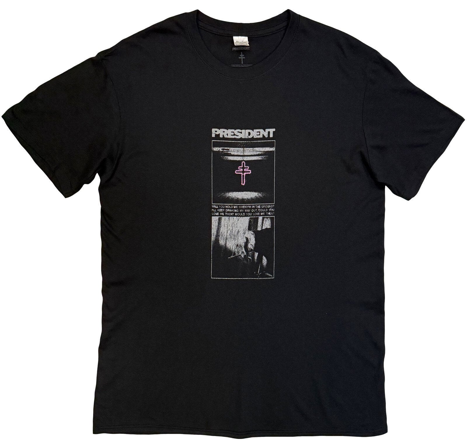 T-krekls President Rage (Back Print) Black XL T-krekls