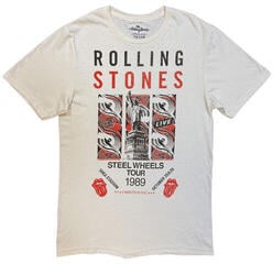 T-Shirt The Rolling Stones Steel Wheels Tour 1989