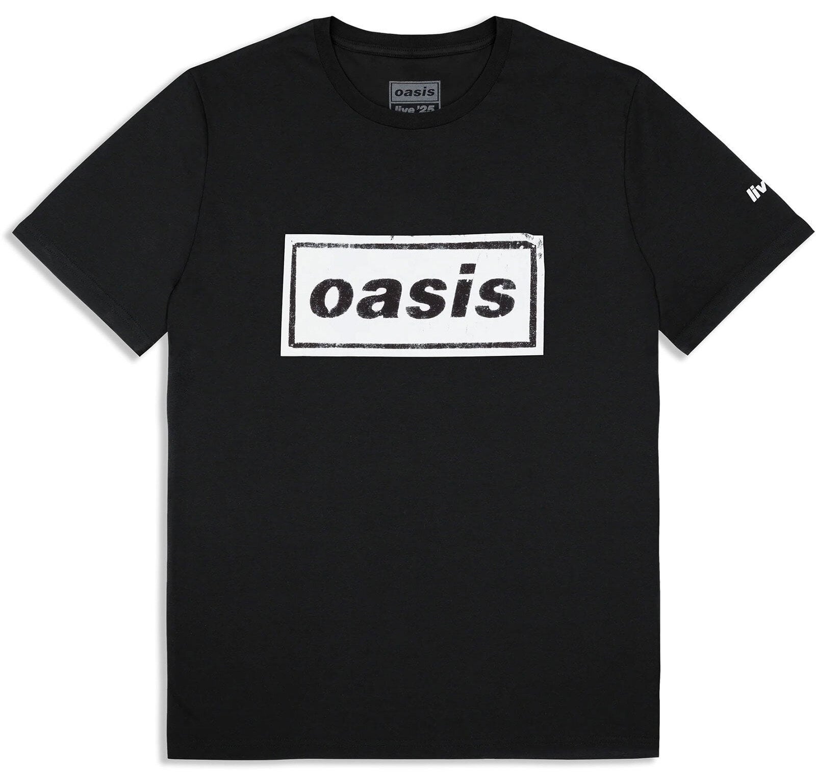 Shirt Oasis Stencil Logo (Ex-Tour) Black XS Shirt