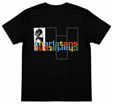 Сорочка The Charlatans Rectangles Футболка з коротким рукавом Black S - 1
