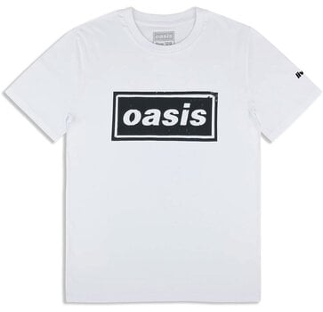 T-särk Oasis Stencil Logo (Ex-Tour) White M T-särk - 1