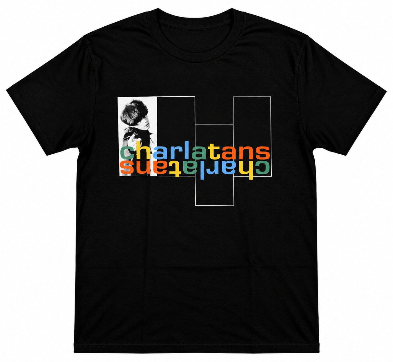 T-särk The Charlatans Rectangles Black XL T-särk
