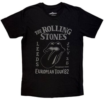 Tričko The Rolling Stones European Tour '82 Tričko s krátkym rukávom Black L - 1