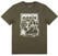 Košulja Oasis Paper Cut Out Photo (Ex-Tour) Khaki Green 2XL Košulja