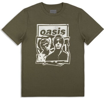 Shirt Oasis Paper Cut Out Photo (Ex-Tour) Khaki Green 3XL Shirt - 1