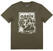 Shirt Oasis Paper Cut Out Photo (Ex-Tour) Khaki Green 3XL Shirt