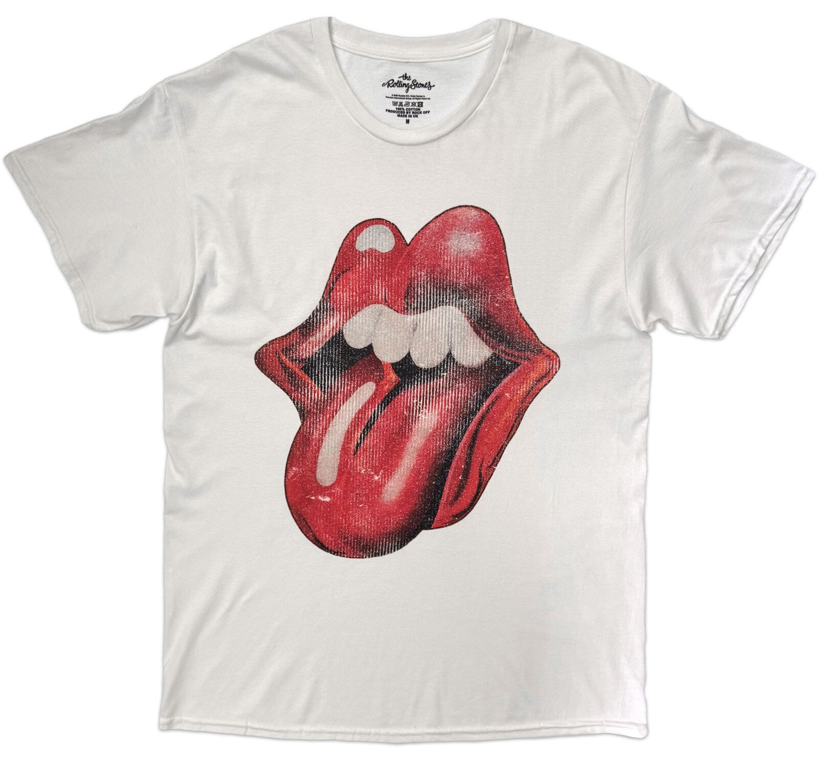Риза The Rolling Stones Foreign Tongues Tracklist (Back Print) White L Риза