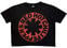 Paita Red Hot Chili Peppers Asterisk Circle Black M Naisten Paita