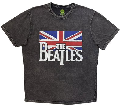 T-shirt The Beatles Drop T Logo & Vintage Flag T-shirt à manches courtes Charcoal Grey S - 1