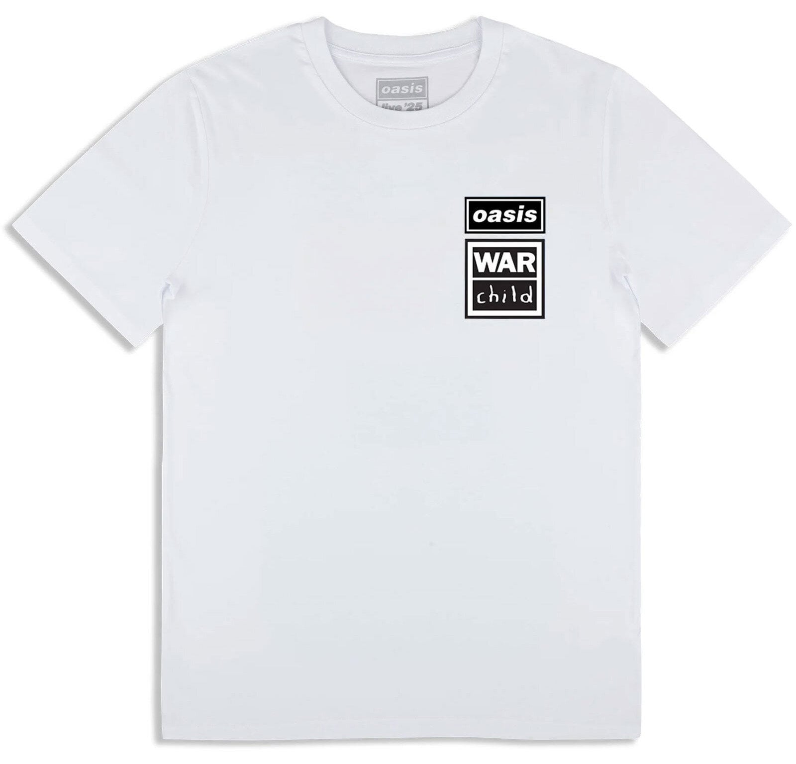 Tricou Oasis War Child (Ex-Tour) White M Tricou