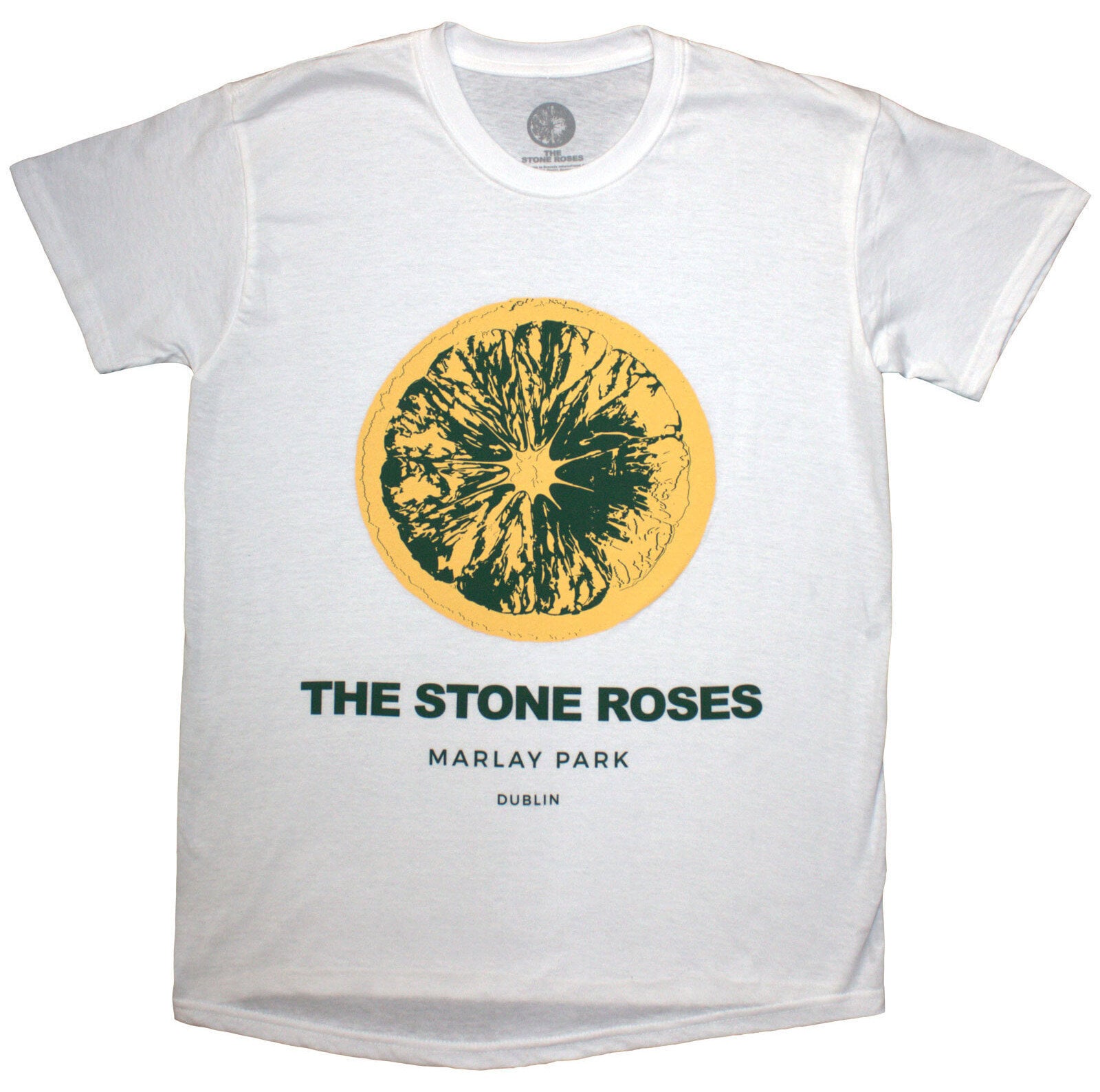 T-shirt The Stone Roses Dublin Lemon White M T-shirt