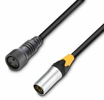 Kabel za DMX svjetlo Cameo DMX 5 AD IN IP65 - 1