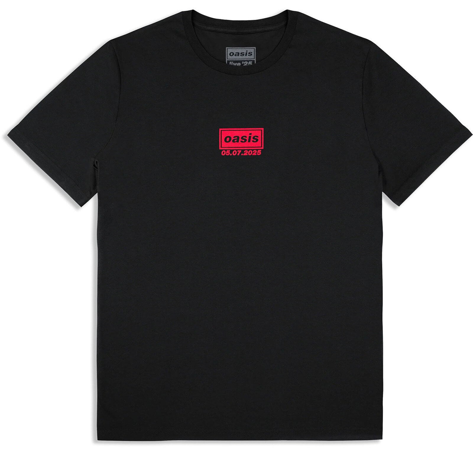 Tricou Oasis Cardiff 5 July Event (Back Print & Ex-Tour) Black 3XL Tricou