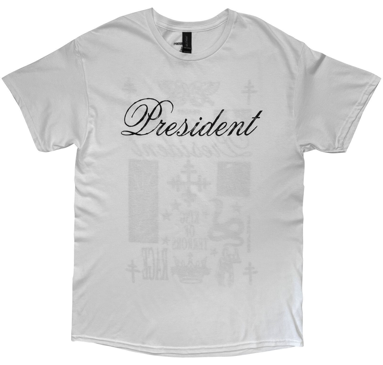 T-särk President King Of Terrors (Back Print) White XL T-särk