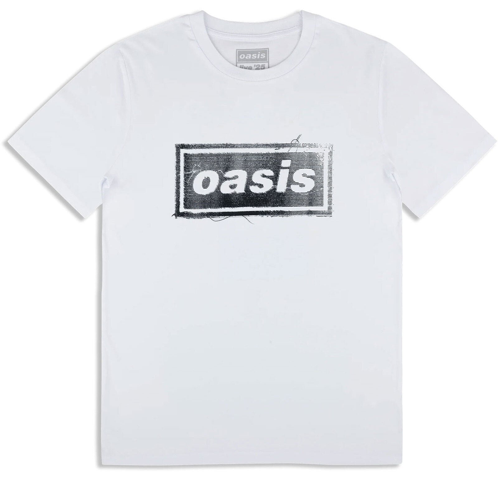 T-Shirt Oasis Thread Logo (Ex-Tour) White 2XL T-Shirt