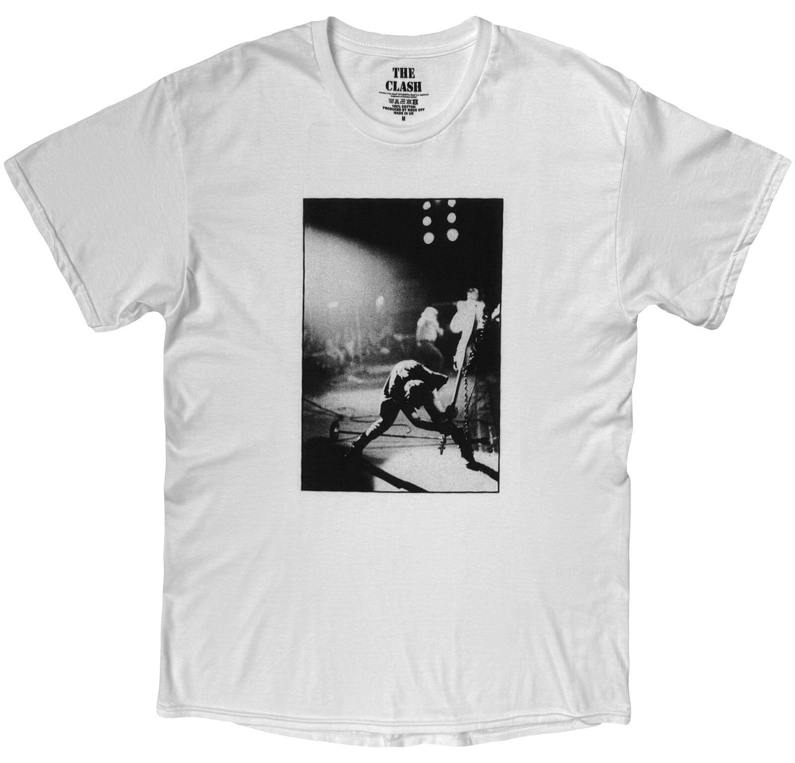 Сорочка The Clash Guitar Smash (Back Print) White XL Сорочка