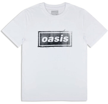 T-särk Oasis Thread Logo (Ex-Tour) White XS T-särk - 1