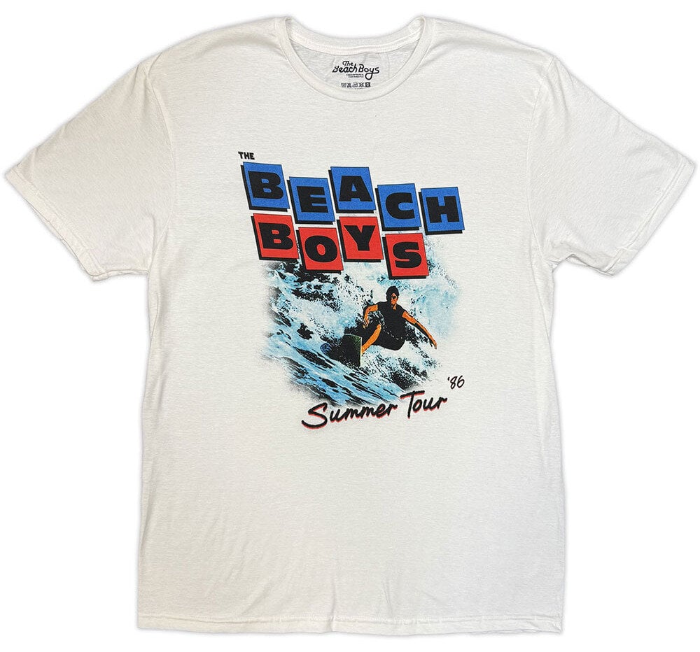 Tricou The Beach Boys Summer Tour '86 White S Tricou