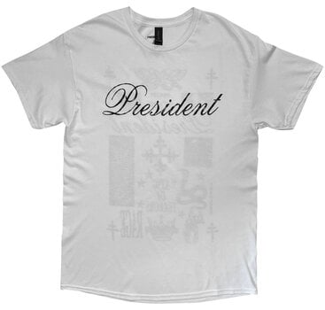 T-krekls President King Of Terrors (Back Print) White L T-krekls - 1