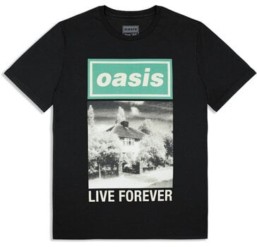 Košulja Oasis Live Forever Single Cover (Ex-Tour) Black M Košulja - 1