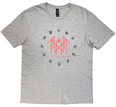 T-shirt Sleep Token Flamingo Pink Logo (Back Print) T-shirt à manches courtes Grey L - 1