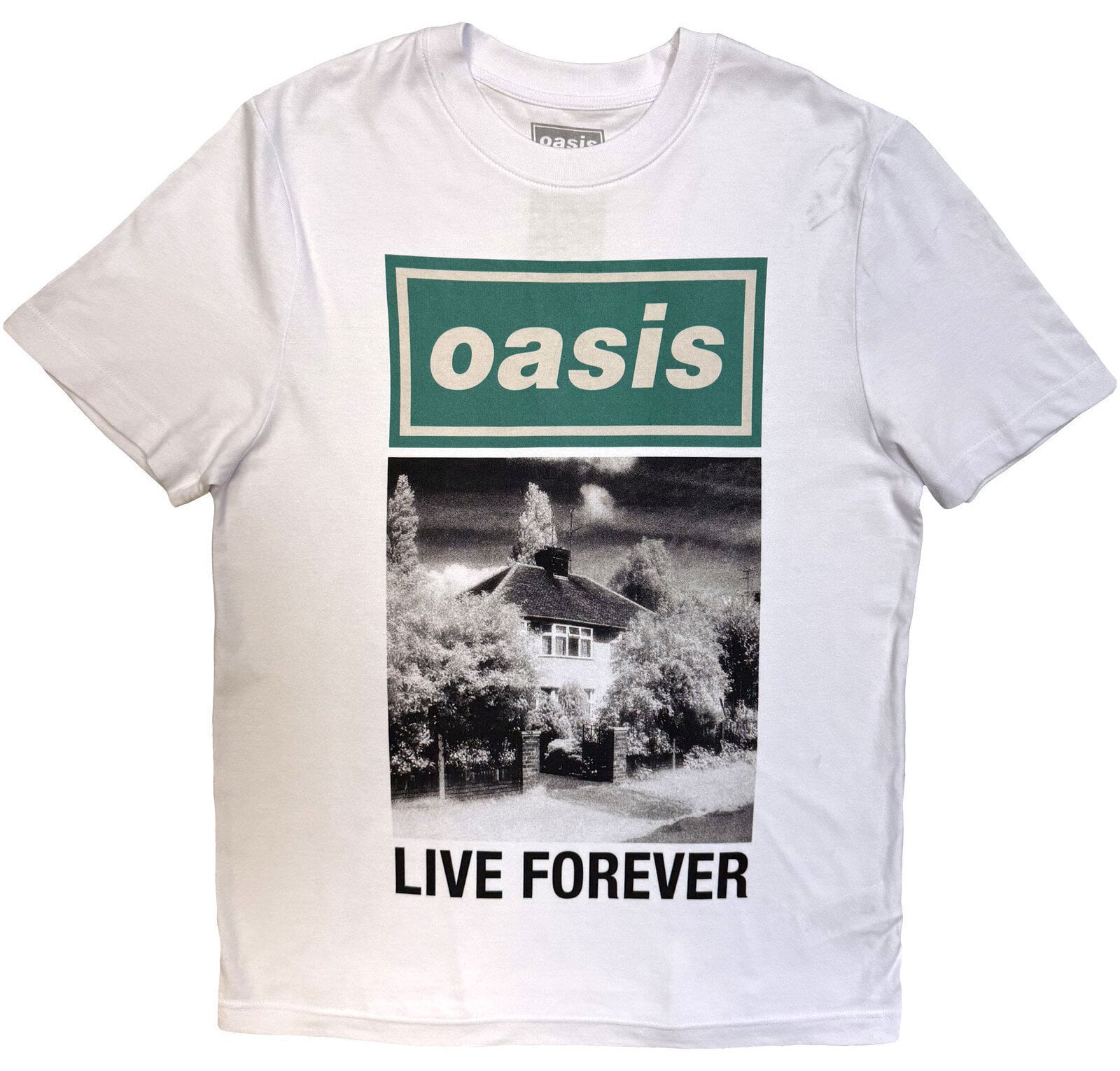 Paita Oasis Live Forever Single Cover (Ex-Tour) White 2XL Paita