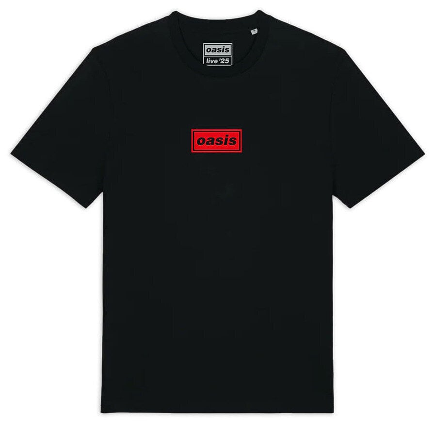 Koszulka Oasis Toronto Half Faces Fan Store (Back Print & Ex-Tour) Black L Koszulka