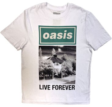 Košulja Oasis Live Forever Single Cover (Ex-Tour) White S Košulja - 1