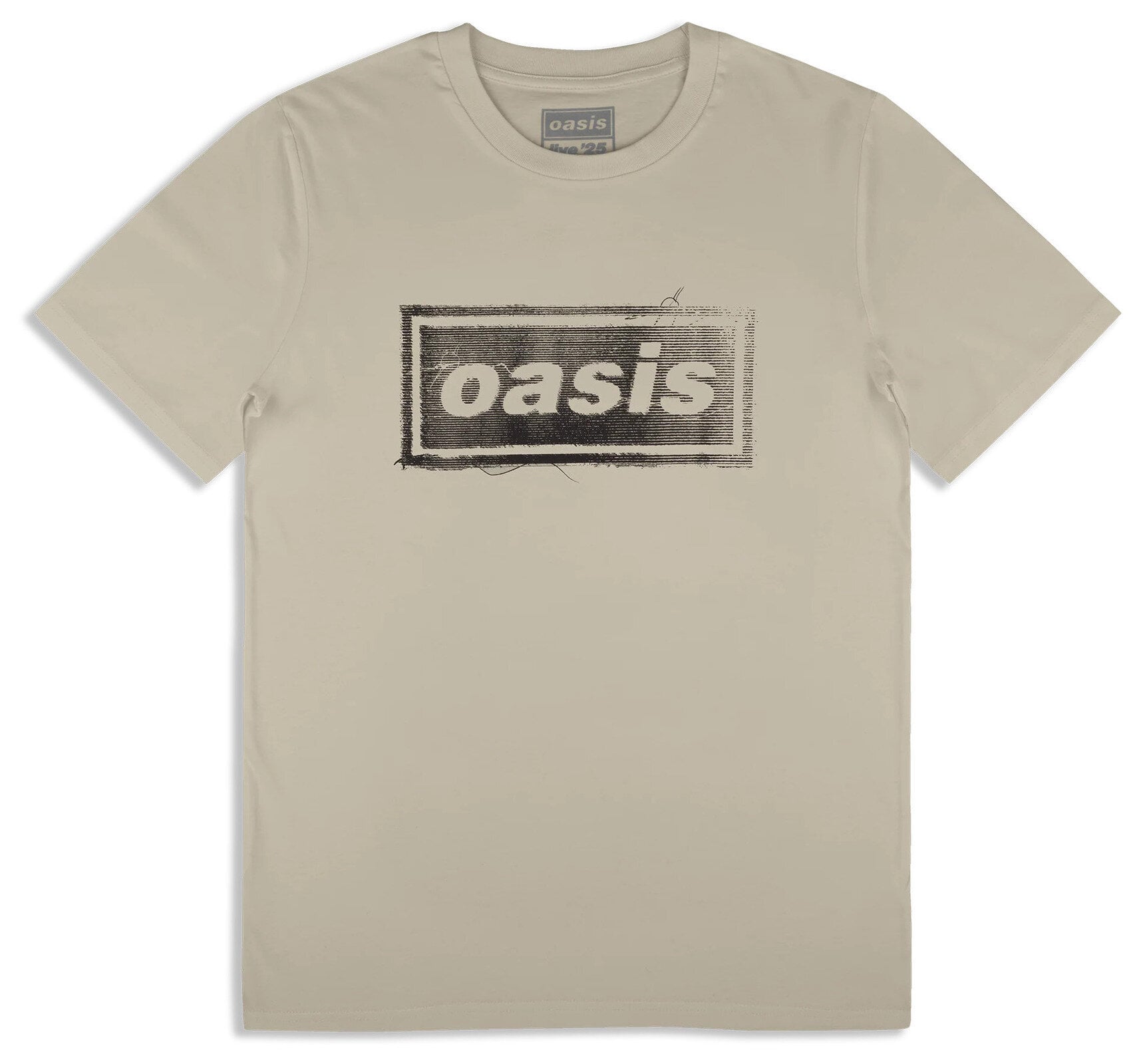 Shirt Oasis Thread Logo (Ex-Tour) Stone Grey XL Shirt