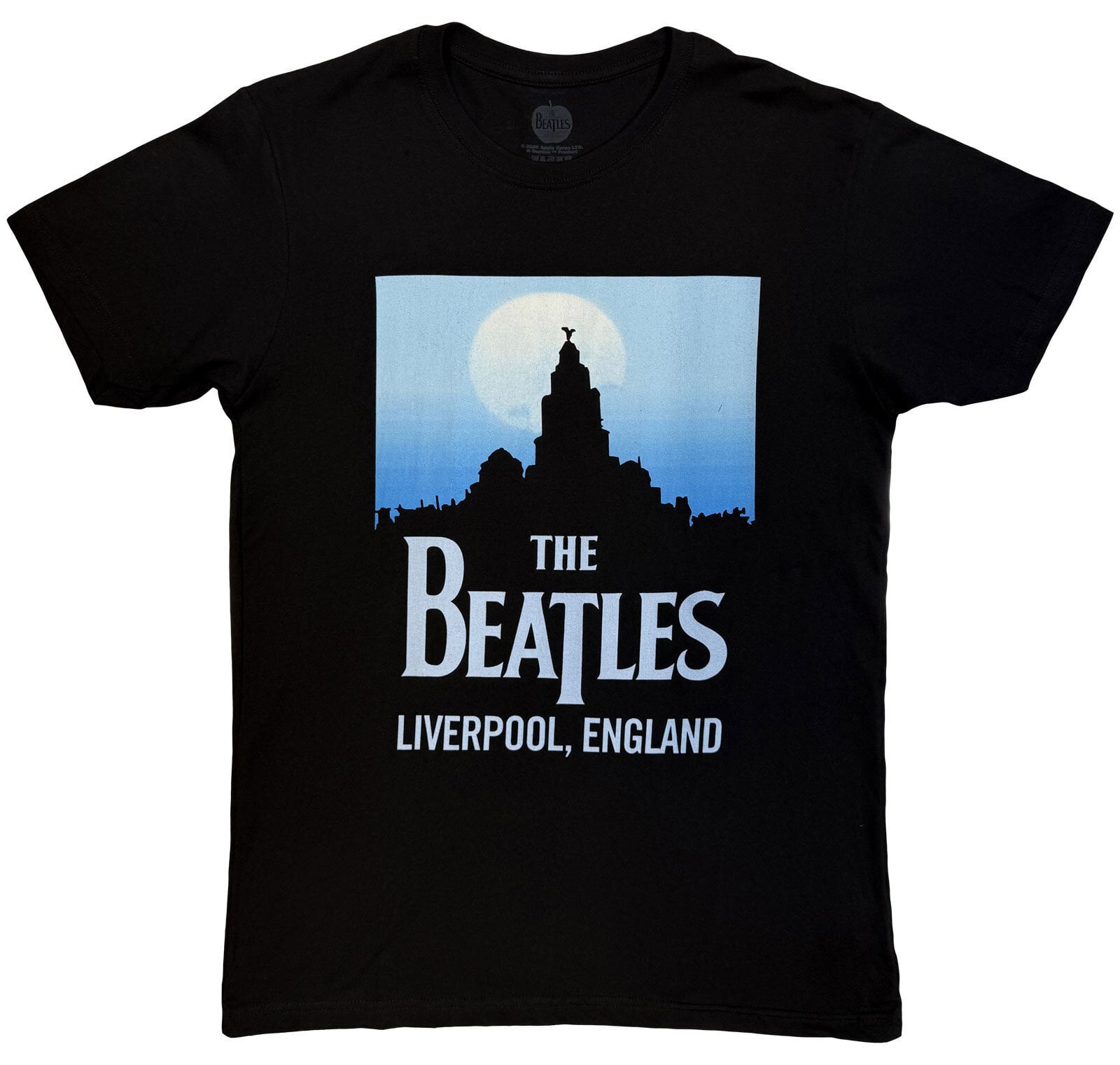 Majica The Beatles Liverpool, England Blue Black S Majica