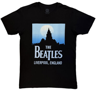 Majica The Beatles Liverpool, England Blue Black S Majica - 1
