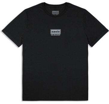 T-särk Oasis London 2 Aug Event (Back Print & Ex-Tour) Black S T-särk - 1