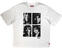 T-krekls The Beatles Four Portrait Wash White L T-krekls